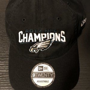 Philadelphia Eagles 2017 NFC Champions New Era Adjustable Hat (New)